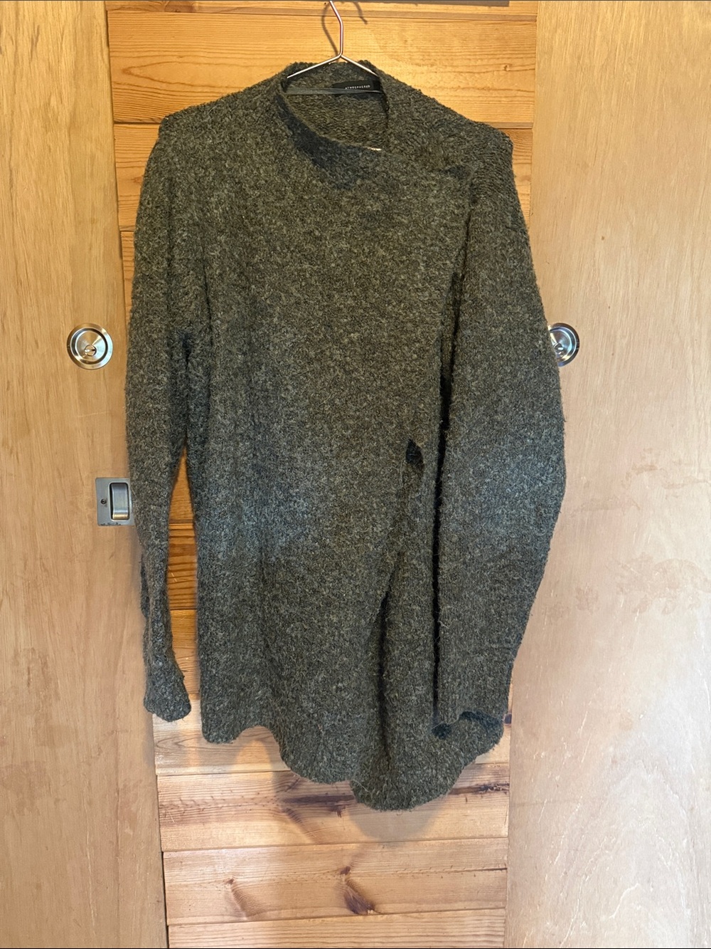 Women's Green Knit Cardigan